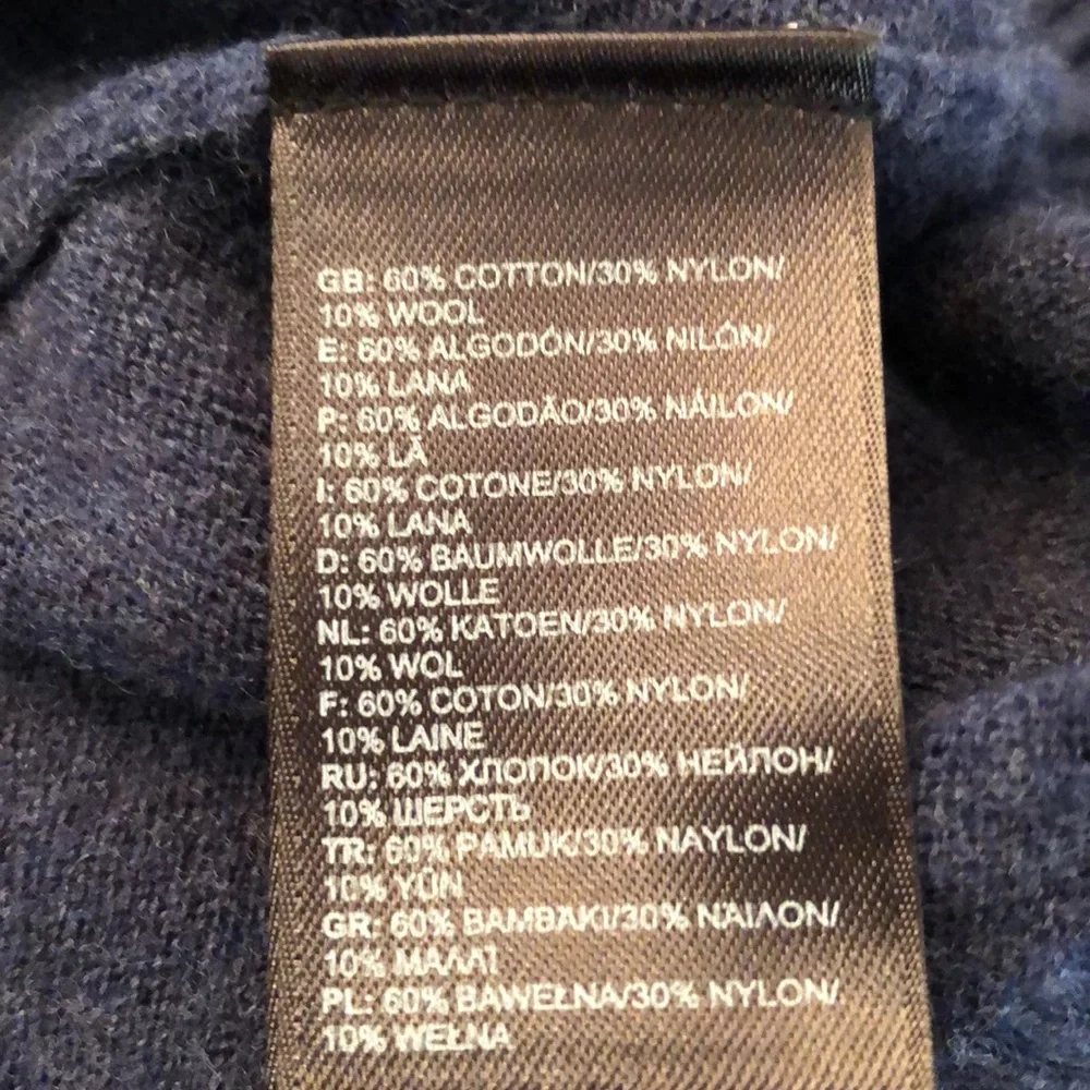 NorthFace men’s crewneck blue sweater long sleeves M